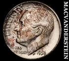 1956 Silver Roosevelt Dime - Choice Gem Brilliant Uncirculated  Color  #G8382