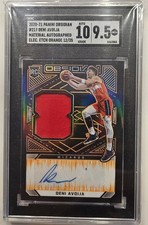 2020-21 Panini Obsidian - Rookie Jersey Autographs Deni Avdija #217  Orange /35 