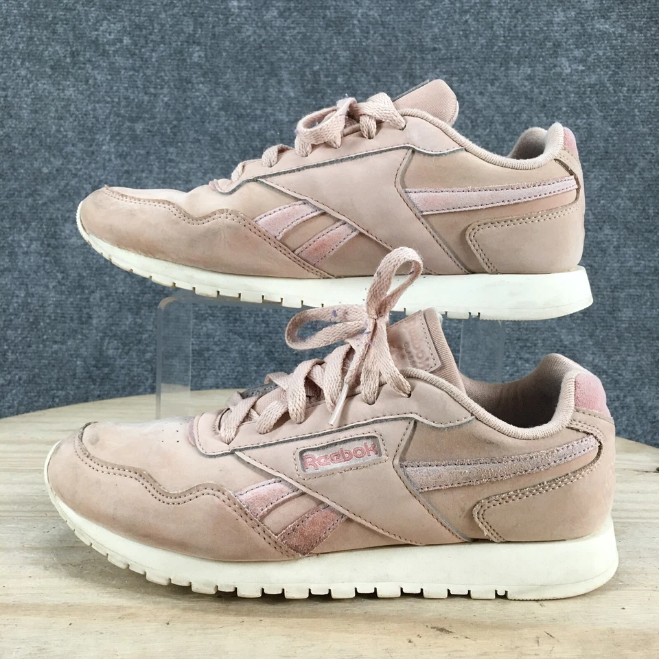 Reebok туфли женщин 8,5 классический Harman бега ходьбы кроссовки CN3718 розовый шнурует вверх - Изображение 2 из 4