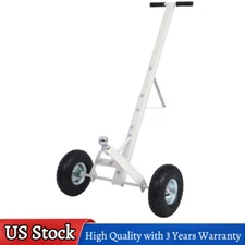 600lbs Trailer Dolly Mover Hitch Boat Camper Hand Dolly w/ 10" Pneumatic Tires