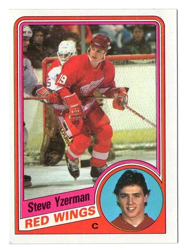 Steve Yzerman  1984 Topps   RC  $49