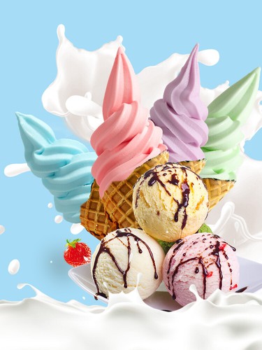 冰淇淋粉1KG 自制DIY雪糕 冰激凌 蛋糕圣代甜筒原料 Ice cream powder 1KG