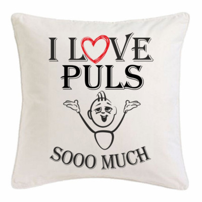 I Love Puls KISSENBEZUG 40X40cm Ich Liebe Puls Weiss 138161