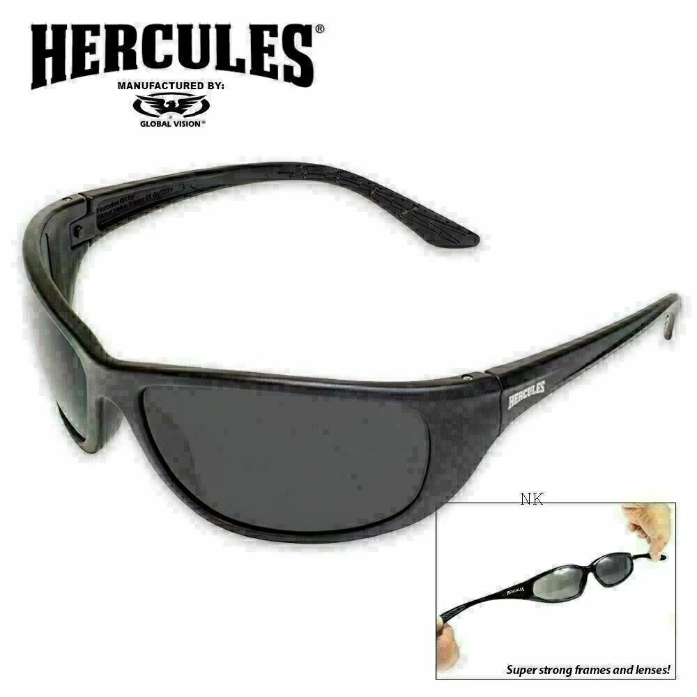 UNBREAKABLE INDESTRUCTIBLE Safety SUN GLASSES-Smoked-NO MORE