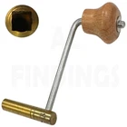 Brass Crank Winding Key For Antique Vienna Wall Clock Size 2.50 to 5.75mm