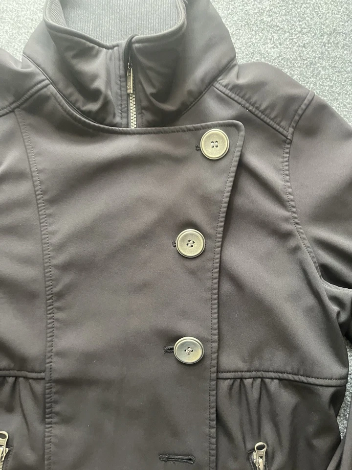 Prana Martina водостойкий черный кнопка молнии мягкий куртка размер L удобный - Изображение 3 из 4