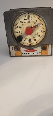Antique Vintage Me-O-Lit M72 Camera Film Meter Photography Development Light 