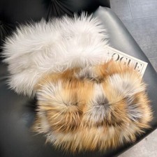 Women's Real Fox Fur Scarf Warm Collar Shawl Scarves Stole Neckerchief Wrap