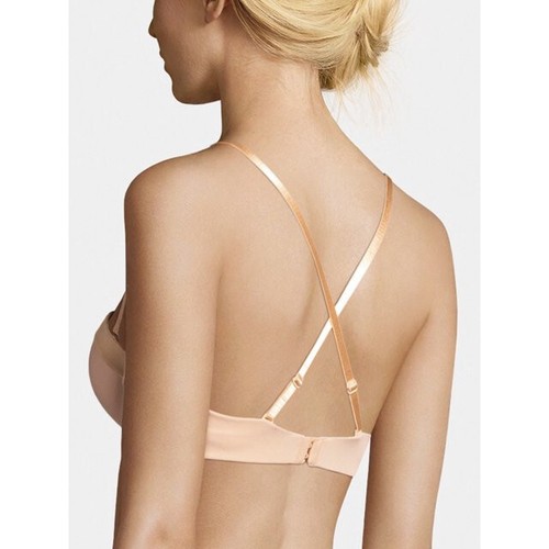 Sujetador con aros sin tirantes Maidenform para mujer, estilo 08458 beige 38D - Imagen 3 de 3