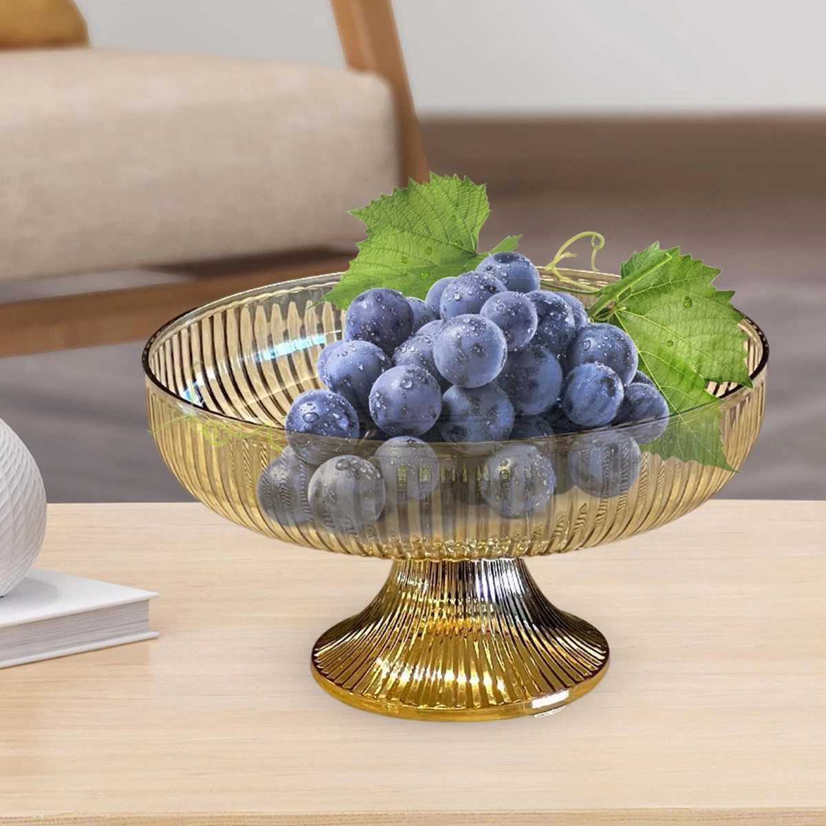 Fruit Plate Decorative Bowl Bowl Holder Elegant Fruit Basket for
