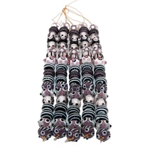 5 Strands Beautiful Lamp work Glass Beads, Fancy Beads for bracelets and jewelry