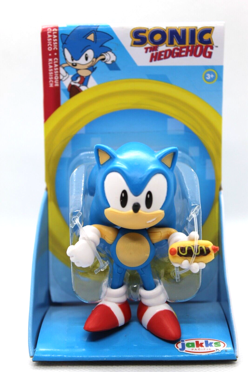 Jakks Pacific Sonic the Hedgehog - Sonic w/Hotdog- 2.5