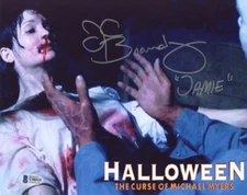 JC J.C. BRANDY SIGNED AUTOGRAPHED 8x10 PHOTO JAMIE HALLOWEEN HORROR BECKETT BAS