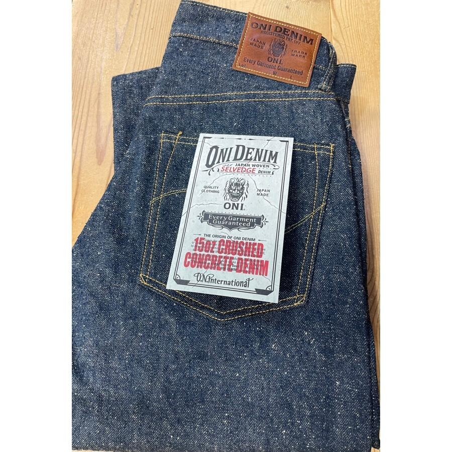 Oni Denim ONI-246-CCD Kabuki 15oz crushed concrete denim