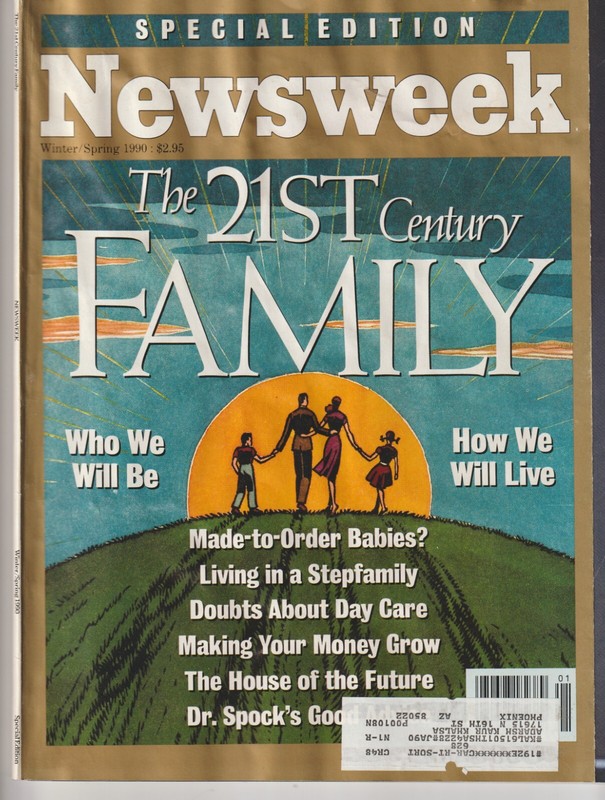 Vintage Newsweek Magazine Winter/ Spring 1990 Special Edition 21st Century Famil