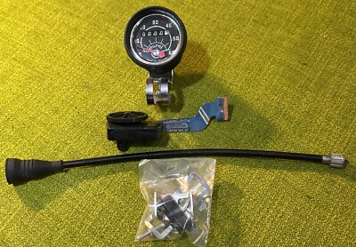 NOS Vintage HURET Speedometer Odometer MILES Universal Wheel Size Tire Drive