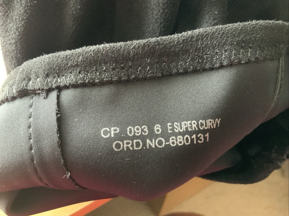 Ladies Black Stretchy Curvy Calf Wide Fit Knee High Boots Size 6