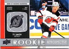 2021-22 Upper Deck Series 1 Rookie Retrospective #RR-14 Ty Smith 