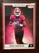 2024 SAGE Artistry Red #39 Taulia Tagovailoa Maryland Terrapins