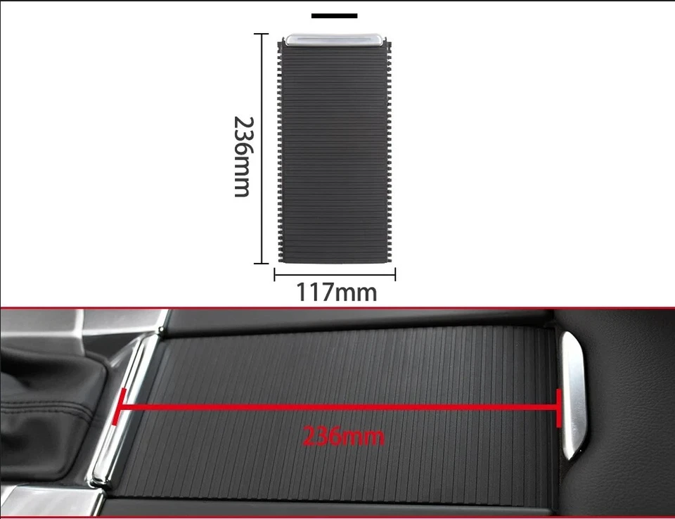 For Volvo XC60 V60 S60 2011-2016 39868873 Console Cup Holder Panel Cover Trim US Foto 3 de 4