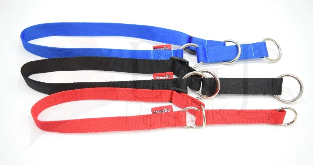 Adjustable half cheap check dog collar