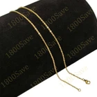 18K Yellow Gold Filled Tarnish/Nickel-Free 2mm 16"-24" Rolo Cable Chain Necklace