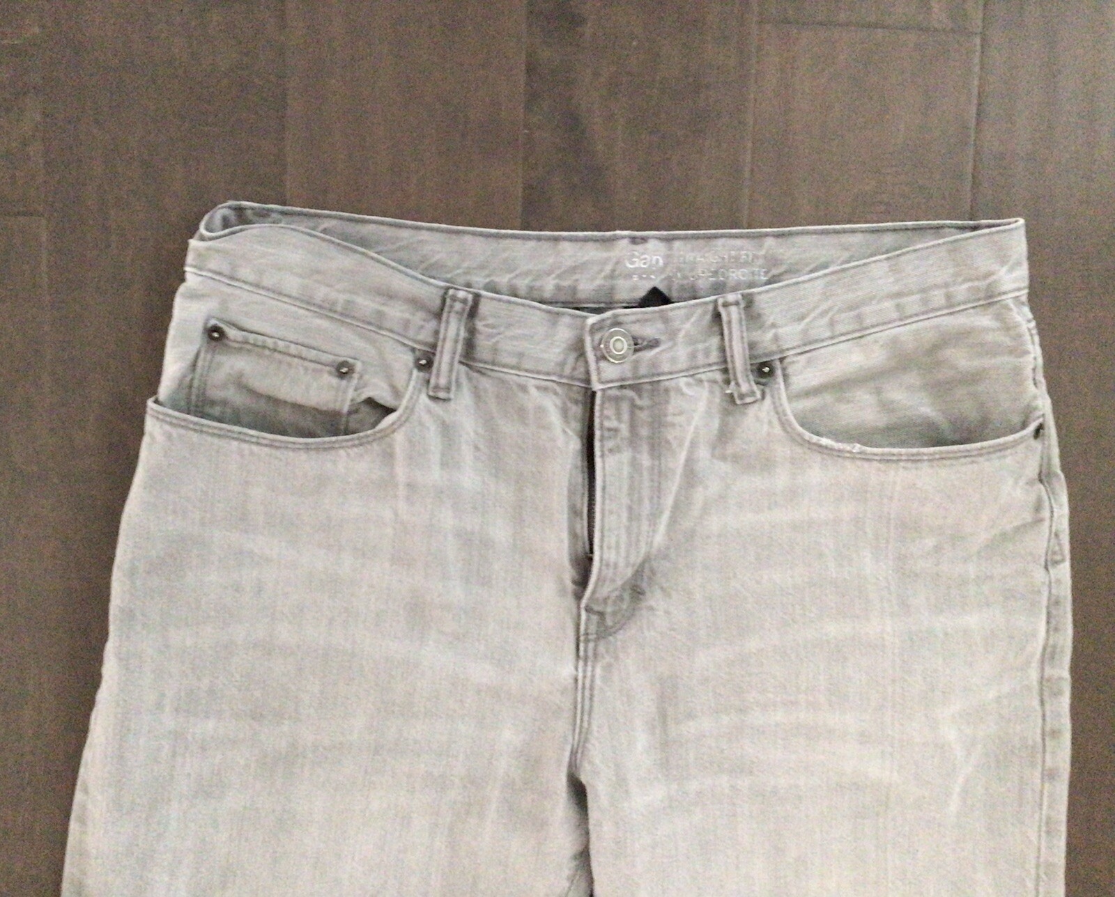 GAPMen’s Jeans34X32Medium Grey DenimStraight FitFlat Front100