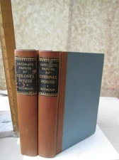 2 Vols.INTIMATE PAPERS of COLONEL HOUSE,1926,Narrative,Chas.SEYMOUR,Yale U.1stEd