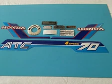 HONDA ATC70 1984  MODEL DECAL GRAPHIC SET (10 DECALS) (#*h03)