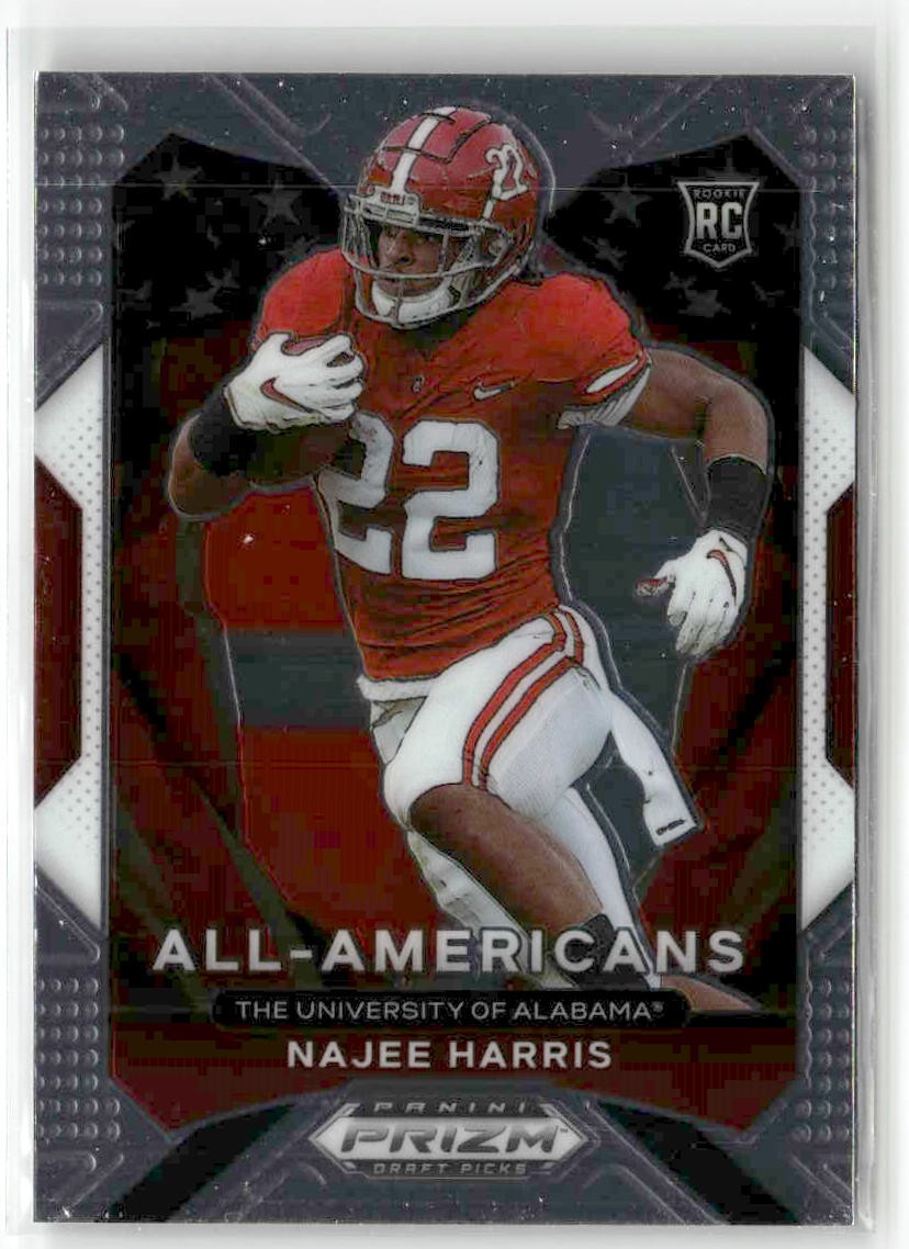 Najee Harris 2021 Panini Prizm Draft Picks Collegiate #193 All Americans