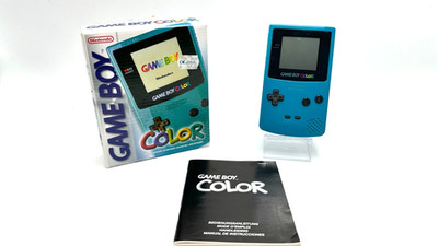 Nintendo Game Boy Color - Türkis - CGB-001 - mit OVP - guter Zustand