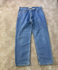 vintage Levi's 550 Relaxed Jeans Men's 36x32 Blue Denim Y2K