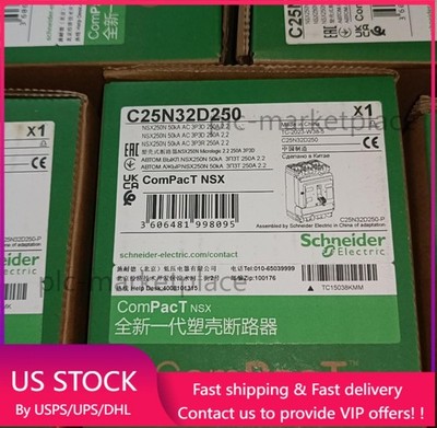 Circuit breaker C25N32D250,  ,   US Free TAX