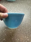 Vintage Pyrex Primary Blue #401 Small Nesting Mixing Bowl 1-1/2 Pint