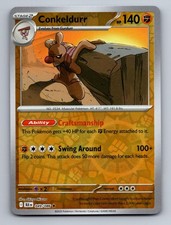 conkeldurr pokemon card value Pokemon Go TCG Conkeldurr V NM 40 Fighting Card 230 HP Ultra Rare