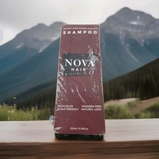 Nova Hair Dark Brown Hair Dye Shampoo - Men And Women - 200 ml - Exp 05/28