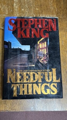 Needful Things - 1991 Stephen King 1st Edition 1st Printing Viking Press Horror