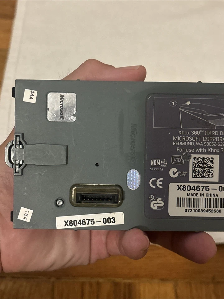 Disco duro genuino Microsoft Xbox 360 20 GB con clip - probado ENVÍO GRATUITO Foto 4 de 4