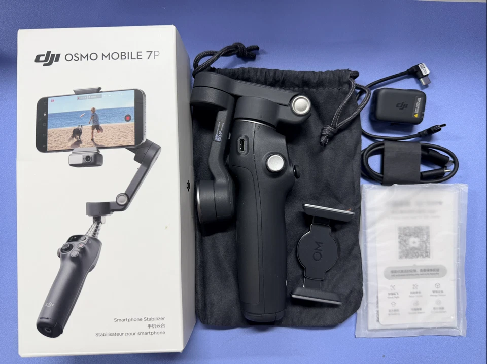DJI Osmo Mobile 7P Gimbal Stabilizer 3-Axis Phone Gimbal with Tripod - Image 2 of 4