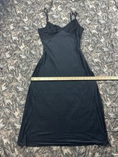 vera wang black slip dress Size L