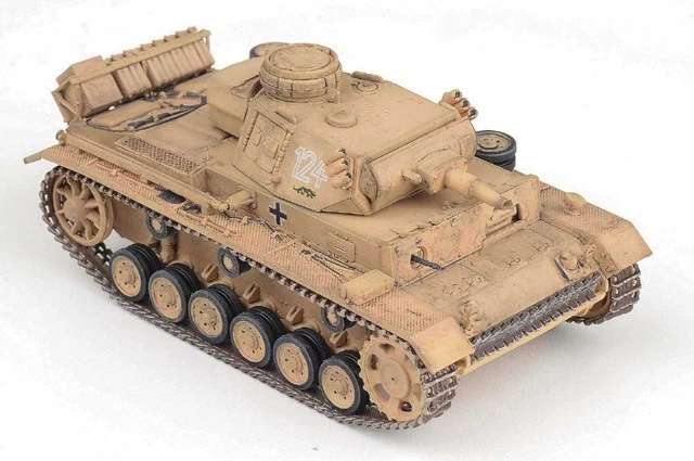 63091 Dragon Models Sd.Kfz.141 Panzer III N 1/72 Model #124 German Army DAK - Image 2 of 2
