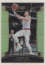 2018-19 Panini Select Concourse Neon Green Prizm 37/75 Jeremy Lin #28 pe8
