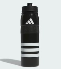 NEW ADIDAS Black/White Squeeze Sport Stadium Water Bottle 750 ML