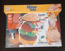 MGA'S Slime Life Cheeseburger Diy Slime Kit Make Smash  Stretch Your Food