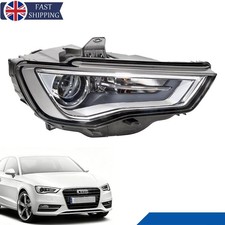 Right Side Xenon Headlight O/S 8V0941044A W/ DRL For 2012-2016 Audi A3 Headlamp