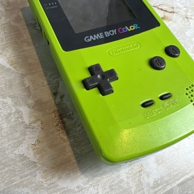 Nintendo Game Boy Color Kiwi Lime Green Handheld Console System Tested & Working