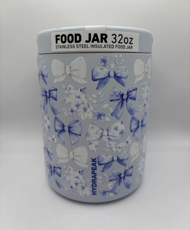 Hydrapeak Insulated Jar 32oz INCLUDES PEPTIDE STORAGE INSERTS -Baby Blue Bows
Opens in a new window 