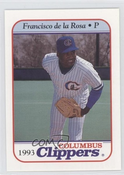 Metro Marketing Columbus Clippers 1993 Francisco de la Rosa #FDLR 0f4