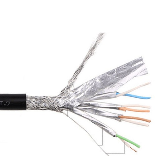 2pcs Premium 10 Gigabit Cat 7 Cavo Ethernet Nylon in treccia intrecciata 10FT - Afbeelding 9 van 12