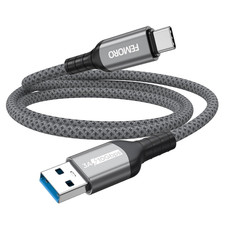USB Cables, High Speed Data Transfer, USB 3.2 Type A to C 3ft, 10Gbps, 3A